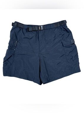 Columbia Belted Classic Black Cargo Shorts Women’s Size Medium